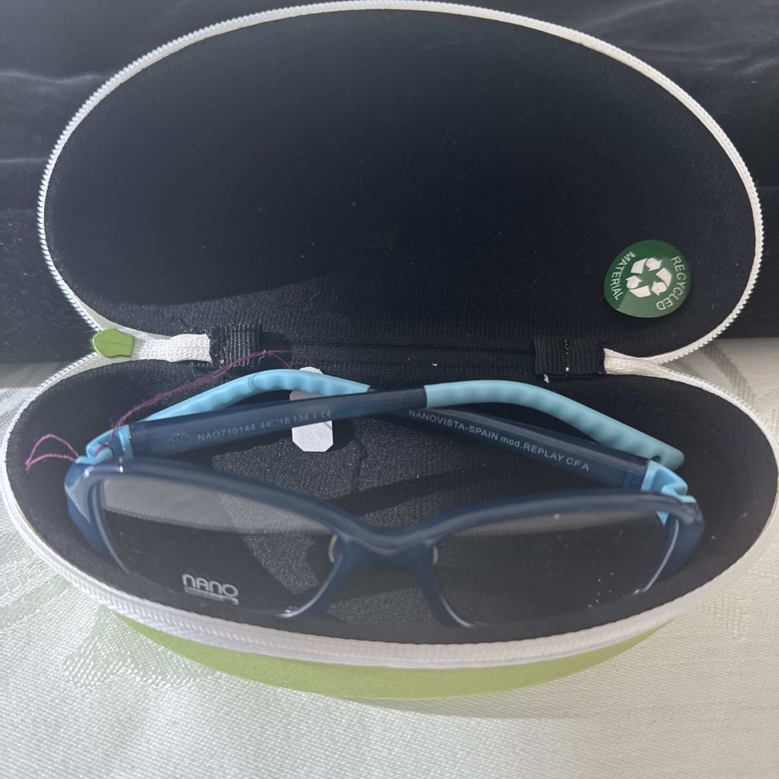 Nano Vista Spain Mod. REPLAY CFA NAO71044 44-16-134 Blue Eyeglasses W/Case