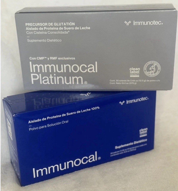 Immunotec Immunocal Platinum+ Blue Exp 05/2028 FreeShip