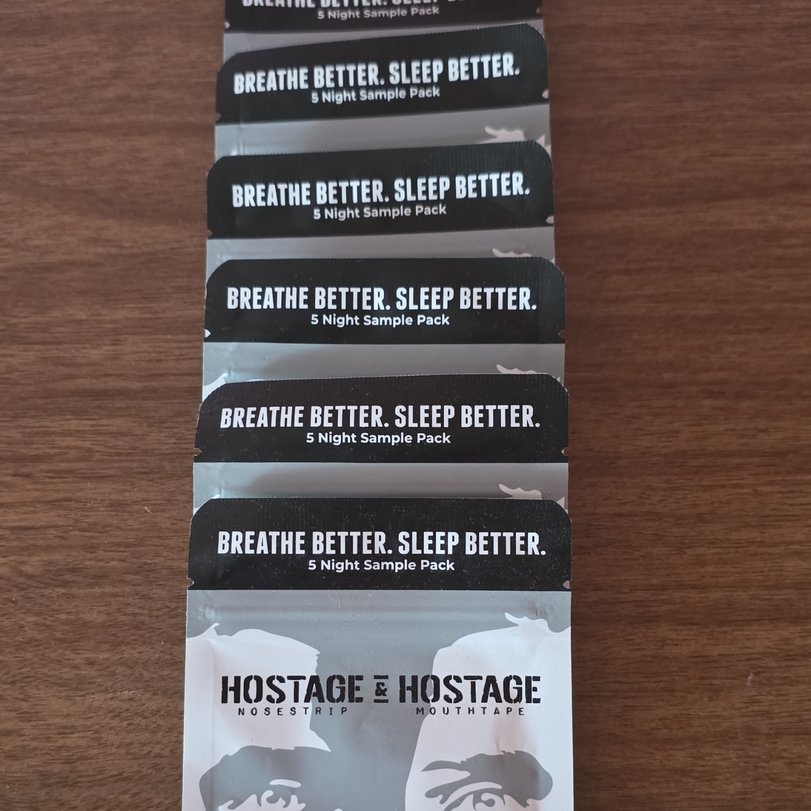 Hostage Tape Nasal Strip Pack White Flexible Hypoallergenic Snoring Aid 5 Night