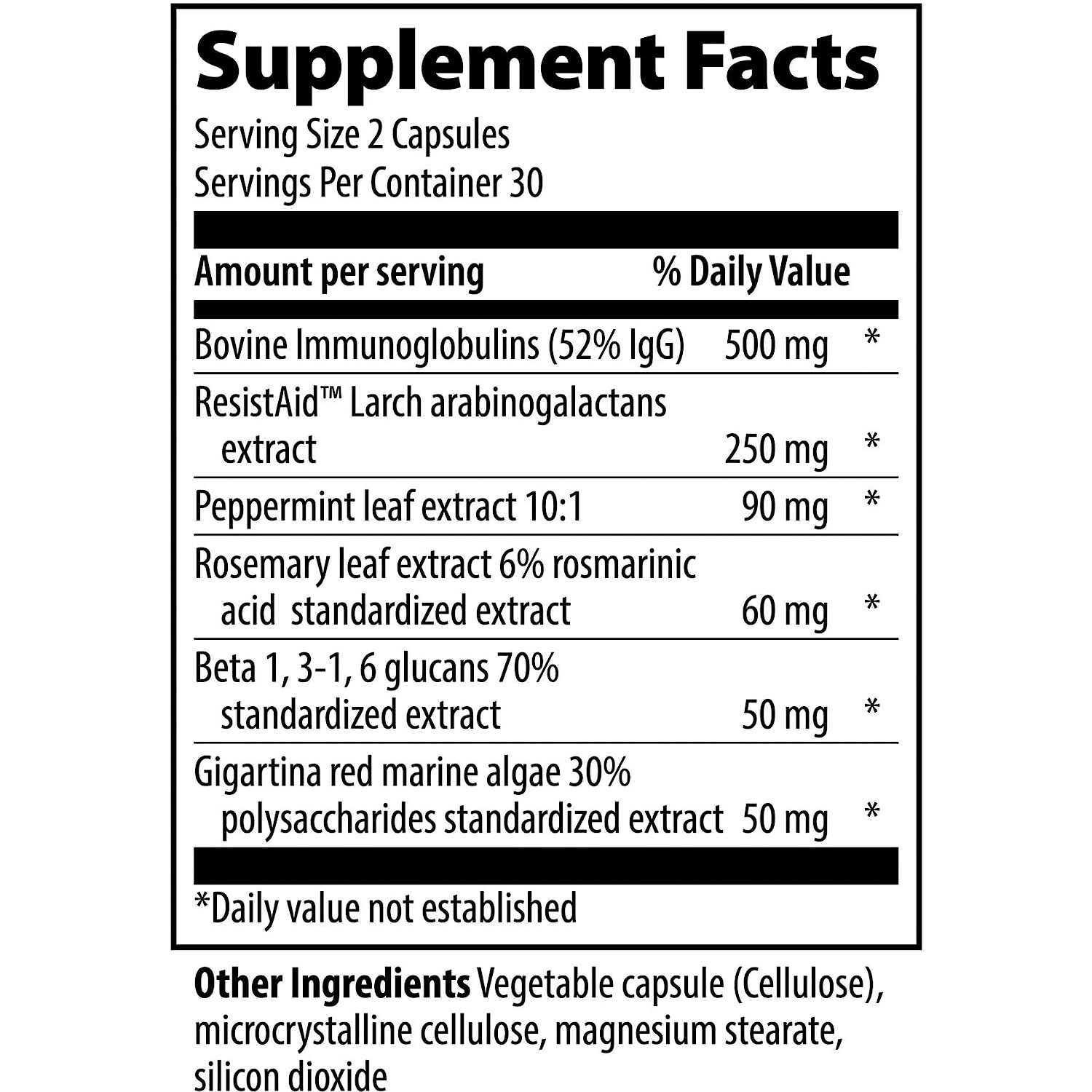 Vibrant Health Immune Defense, 60 Vegetable Capsules