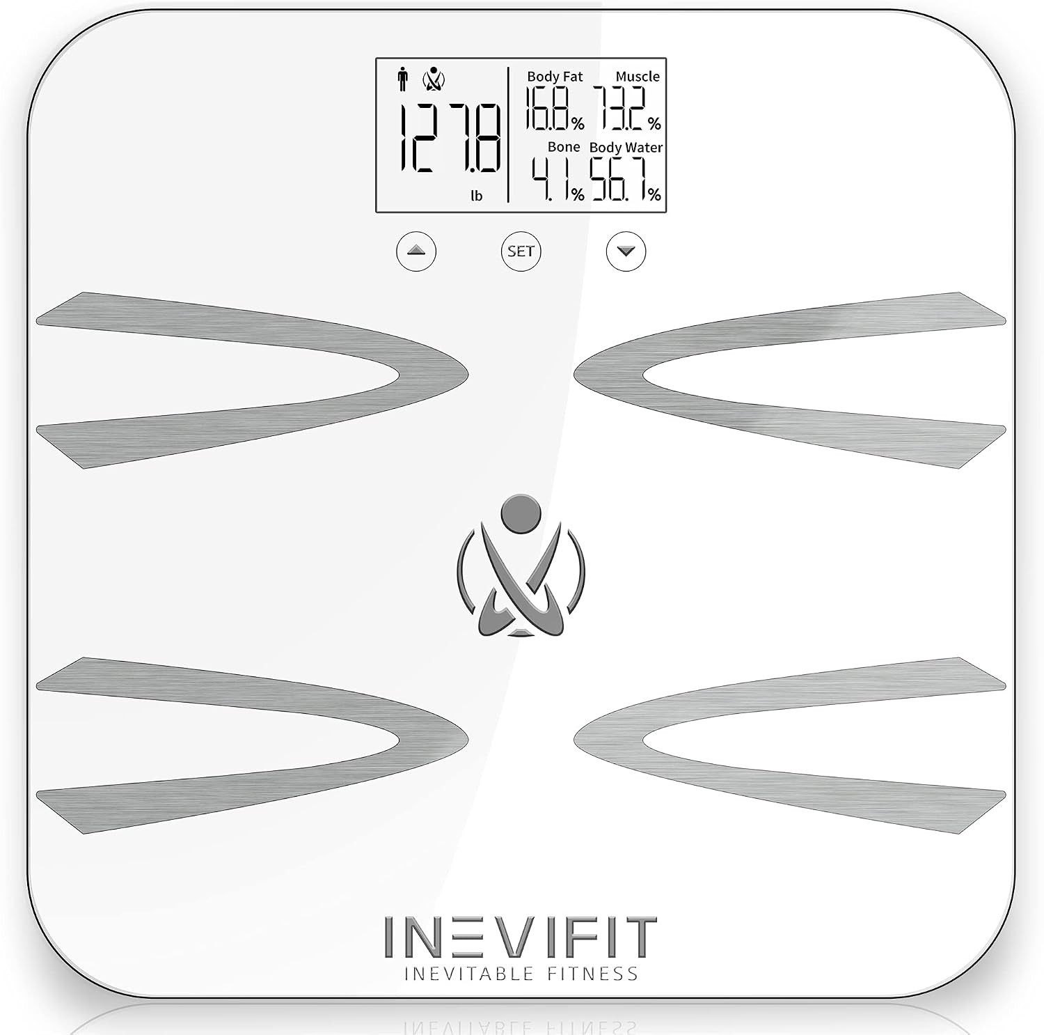 Body Analyzer Scale & Digital Kitchen Scale Fitness Bundle, Complete Body Compos