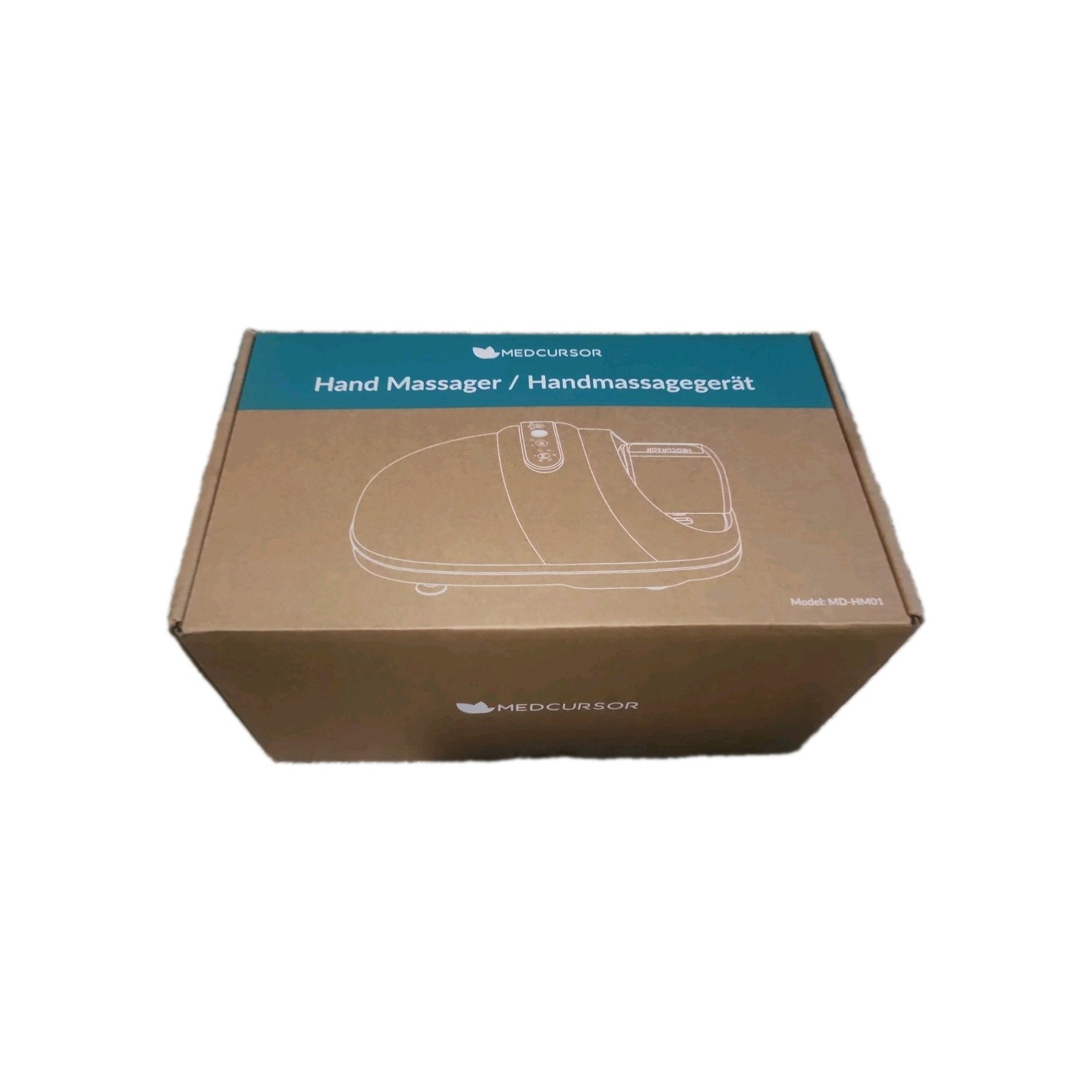 Medcursor Hand Massager w/ Heat & Compression Rechargeable 6 Modes/6 Intensities