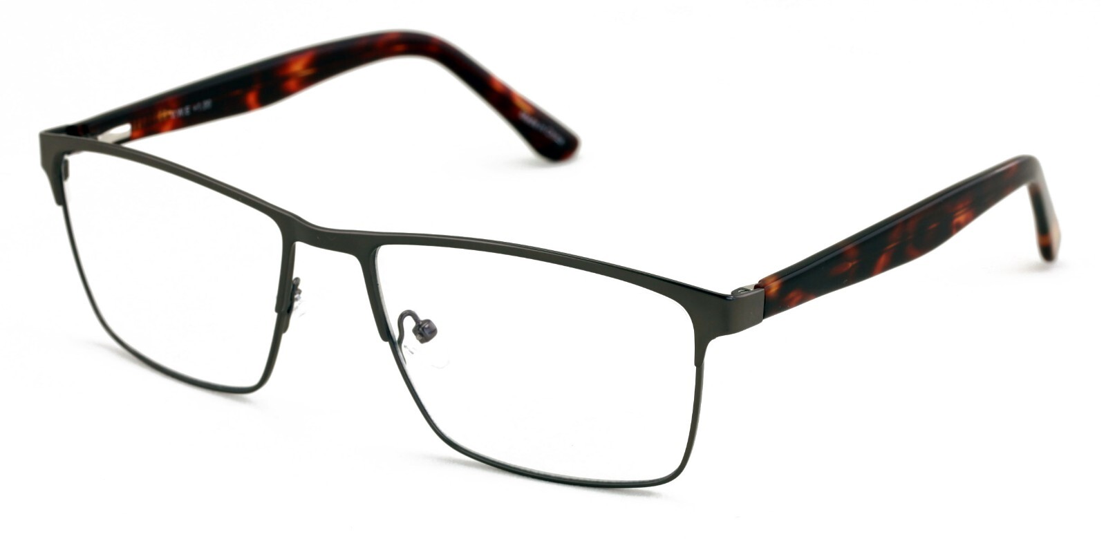 Men Premium Rectangle Metal Reading Glasses – XL Reader 152mm Wide Anti-Blue UV