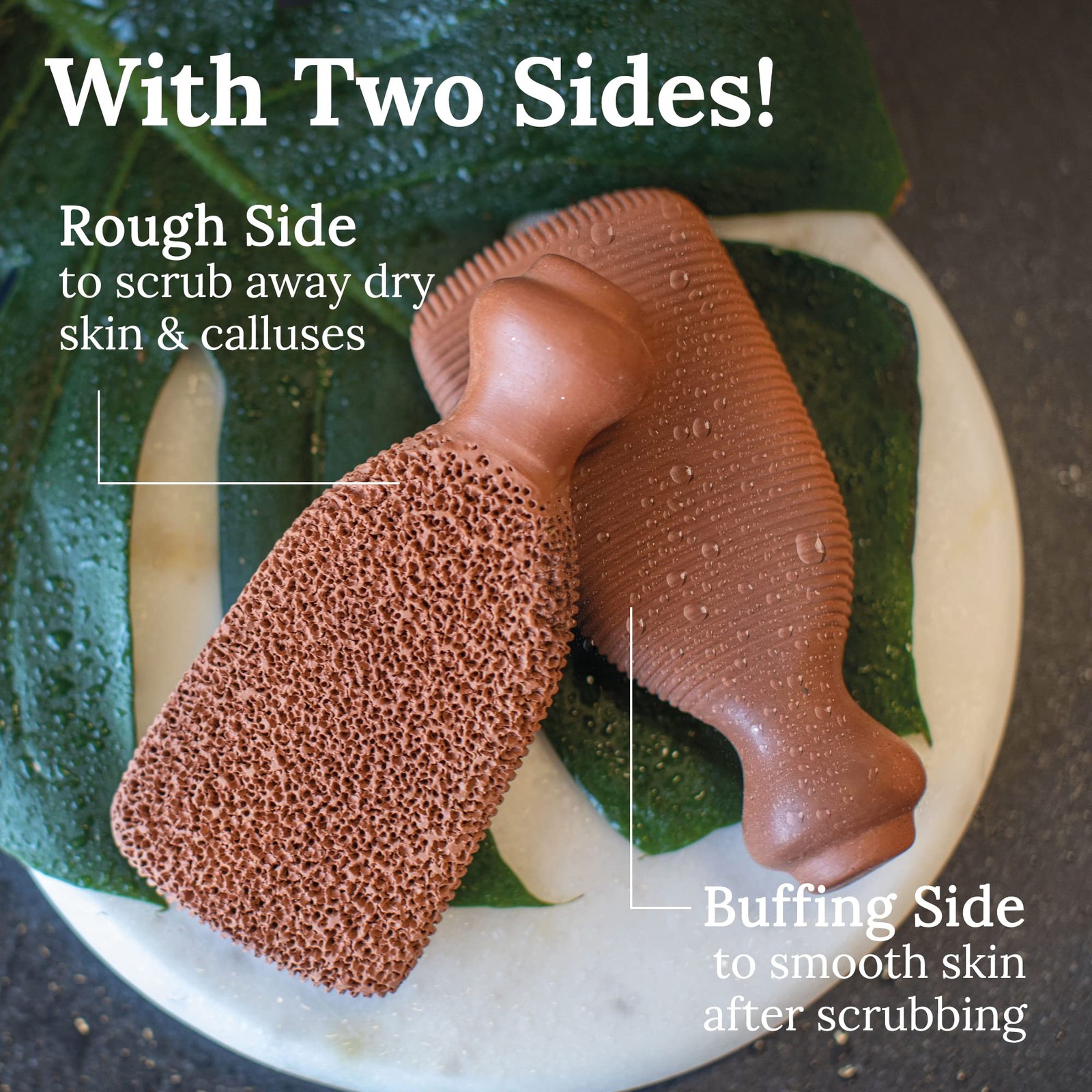 Pumice Stone for Feet Lasts 5+ Years Foot Exfoliator Scrubber Callus Remover …