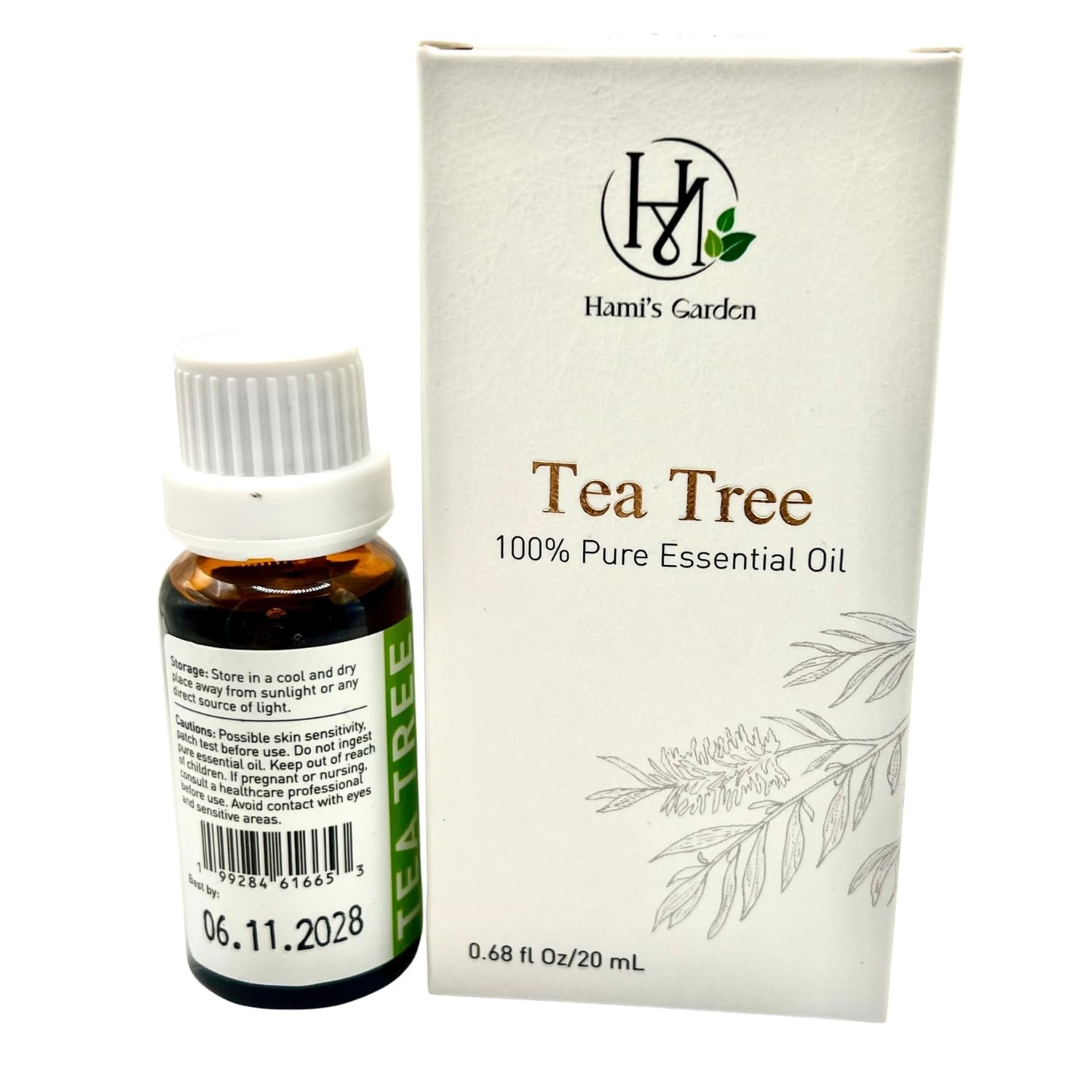 100% Pure Tea Tree Essential Oil – Premium Grade for Skin Care, Massage & Diffus