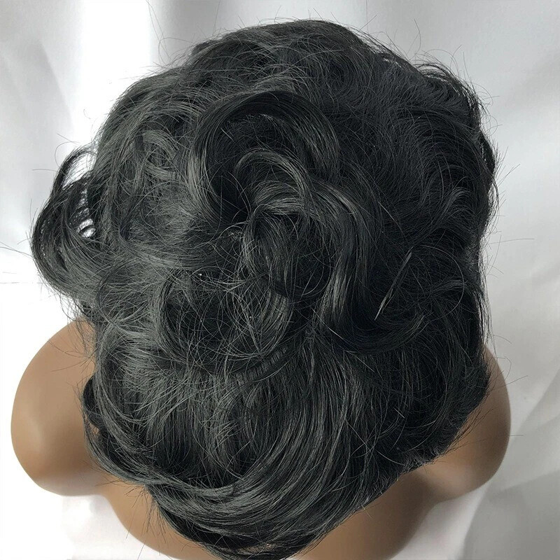 Short Curly Layered Pixie Cut Wigs for Women Human Hair Wave Wigs None Lace USA