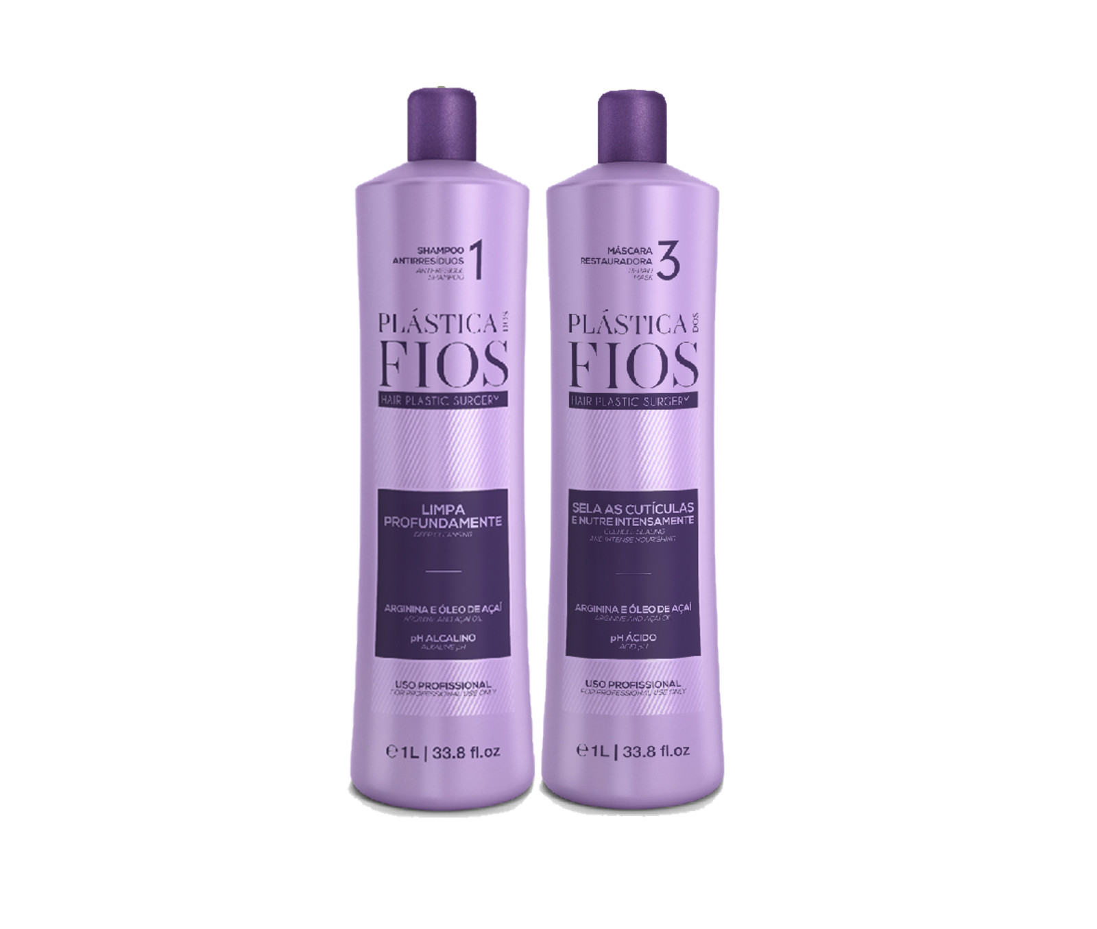 CADIVEU PLASTICA DOS FIOS HAIR INTENSE NURSING KIT 1000ml