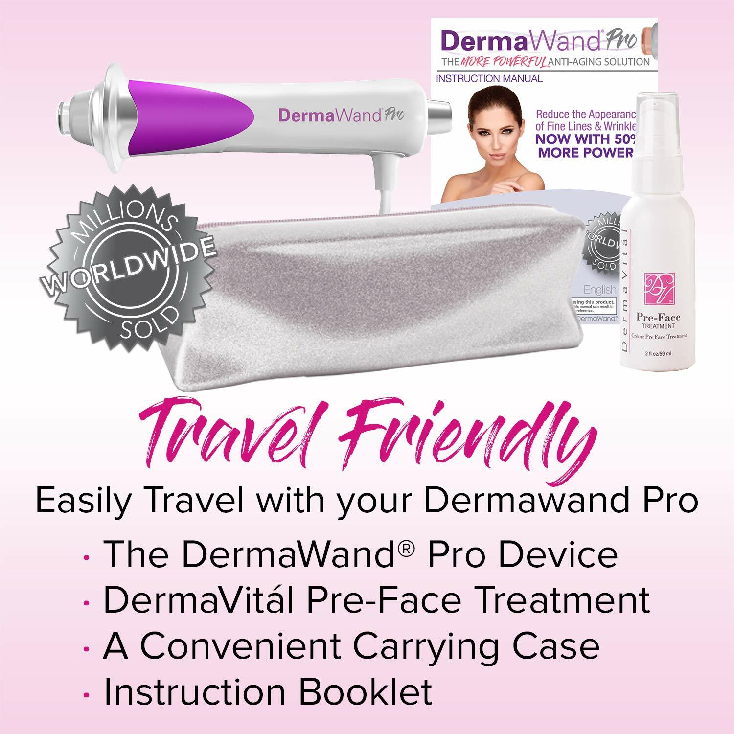 DermaWand PRO Newest Model – Factory Refurbished – 1 Year Warranty – See Images