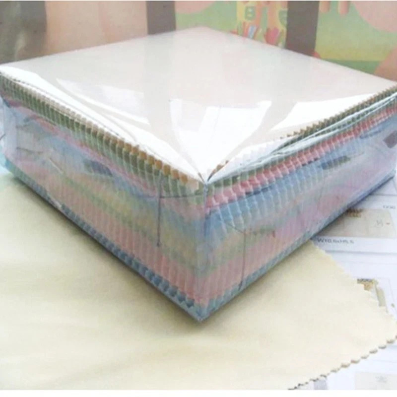 100pcs Microfiber Glasses Cleaning Cloth Wipe Glasses Lenses Clean Dust