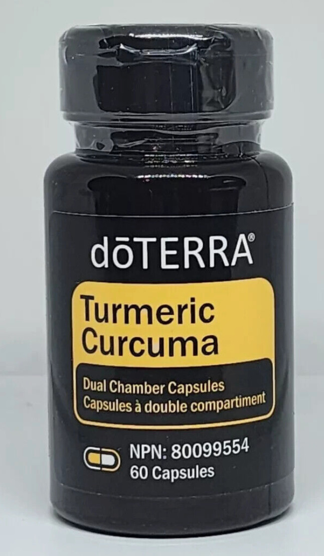 doTerra Turmeric Dual Chamber Capsules 60 ct 30 Days NEW SEALED – FREE SHIPPING