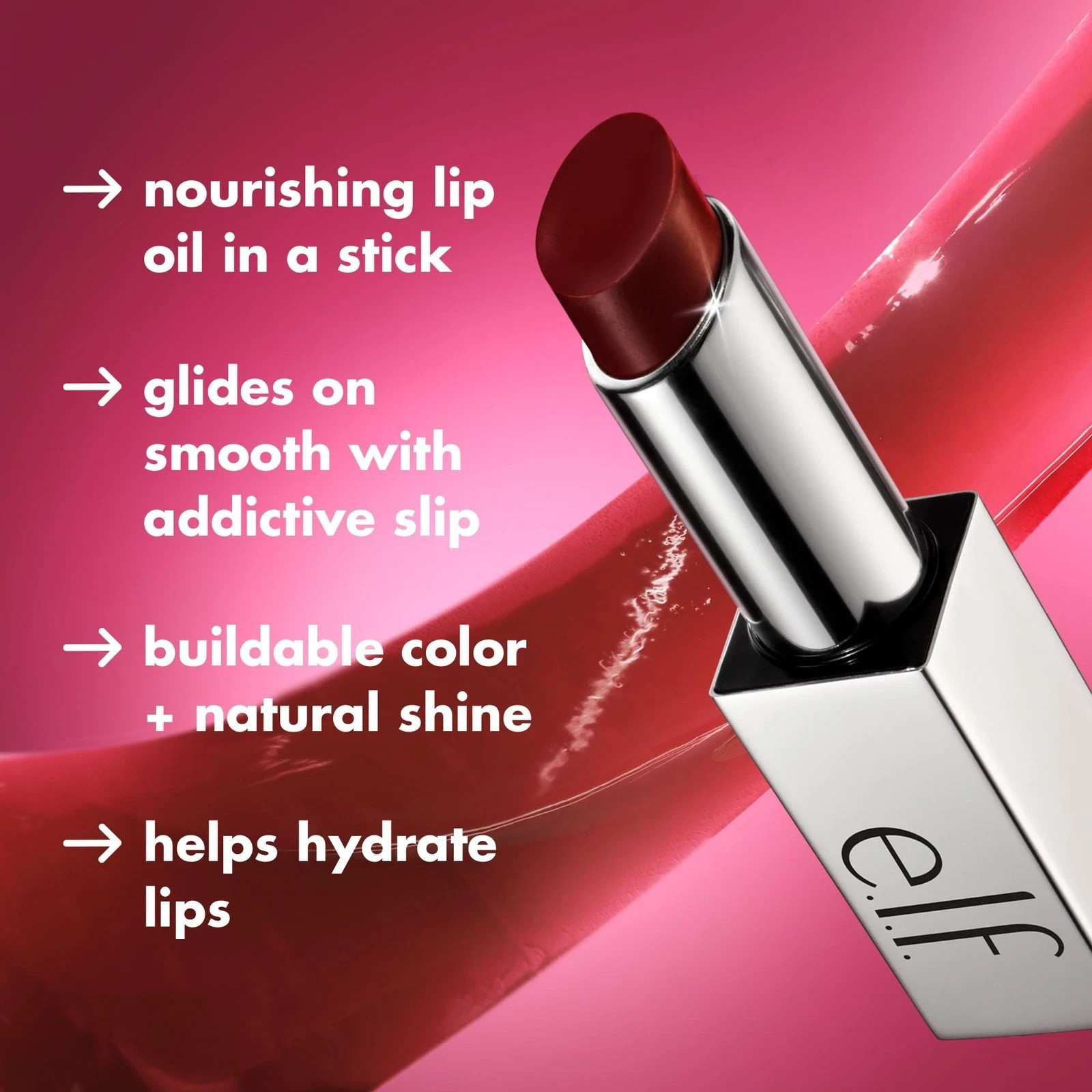 Choose Color – e.l.f. Glow Reviver Slipstick Tinted Lip Oil Stick, Non-Sticky