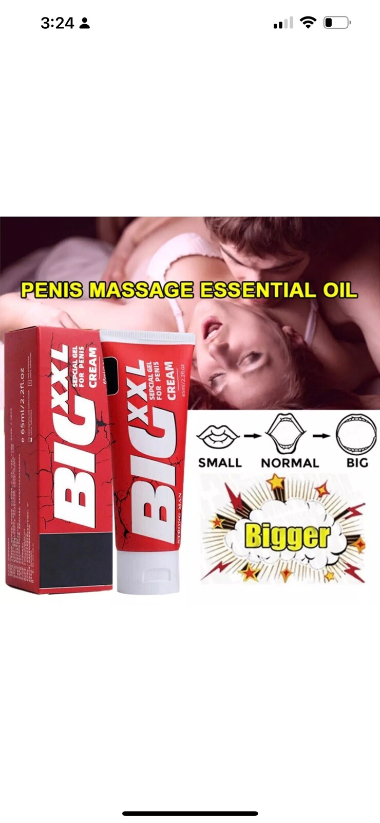 4 pcs Male Natural Enlarger Cream Big Thick Growth