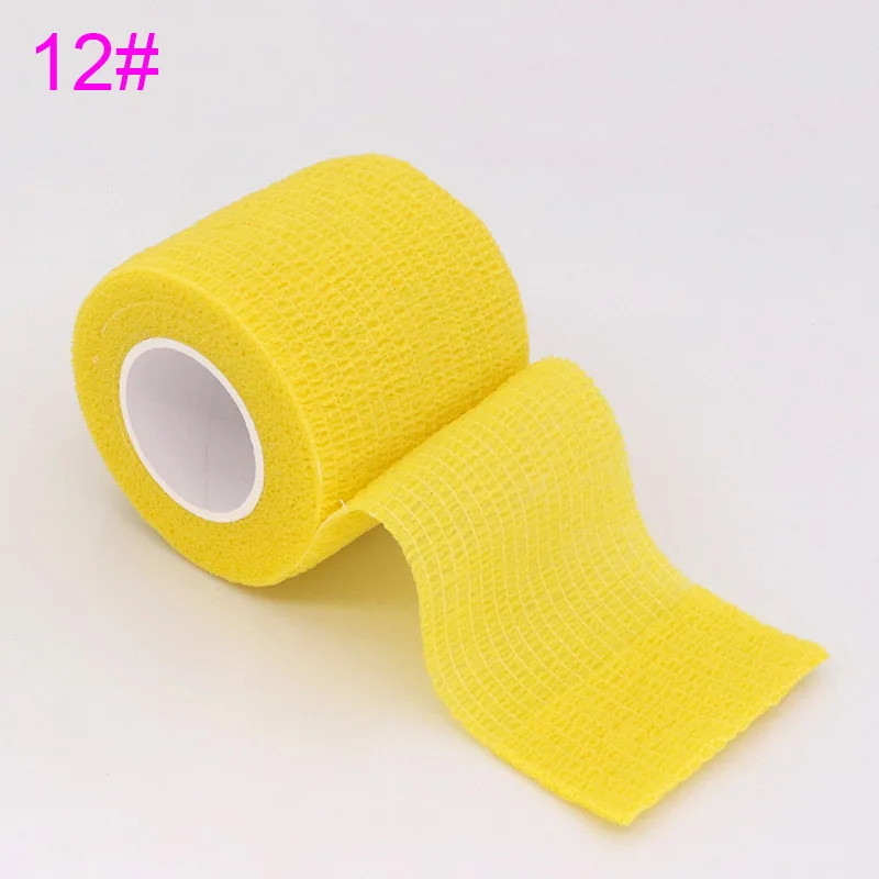 18 Colors Self Adhesive Elastic Sports Bandage Wrap Athletic Support Tape