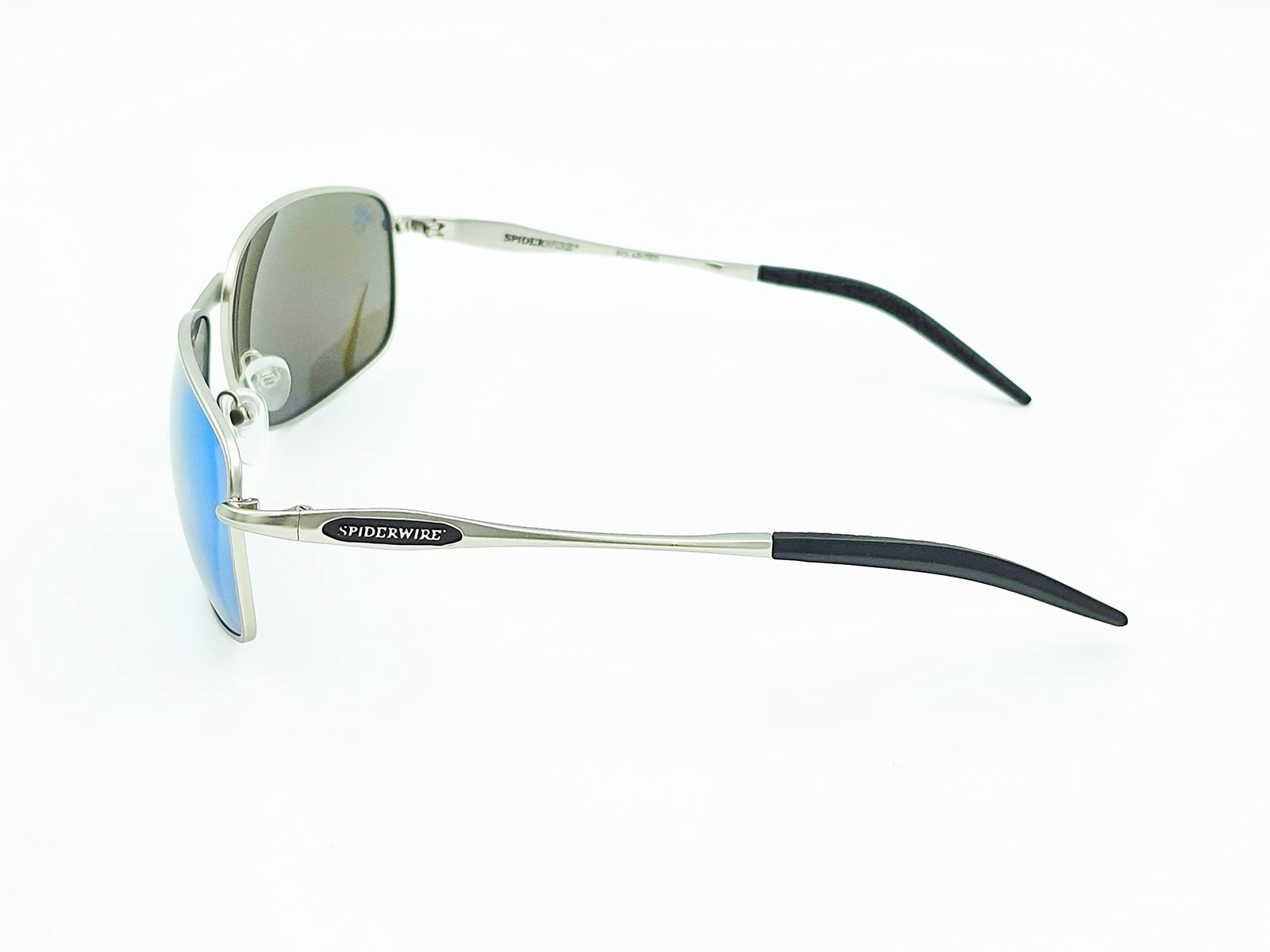 Spiderwire One Size Matte Silver/Smoke/Blue Mirror