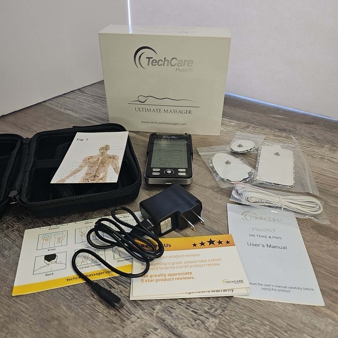 TechCare Plus Combo Set Ultimate Massager TENS Unit Muscle Stimulator