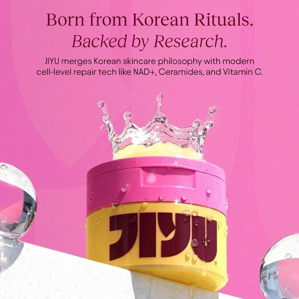 JiYu NAD+ Hydrating Face Moisturizer Korean Anti-Aging Cream Radiant Firming NEW