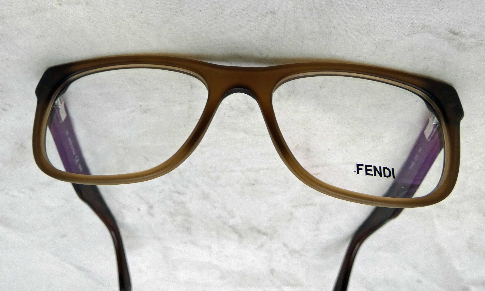 New Fendi Optical Frames F1028 210 Matte Brown, 51-18-140 in Hard Case