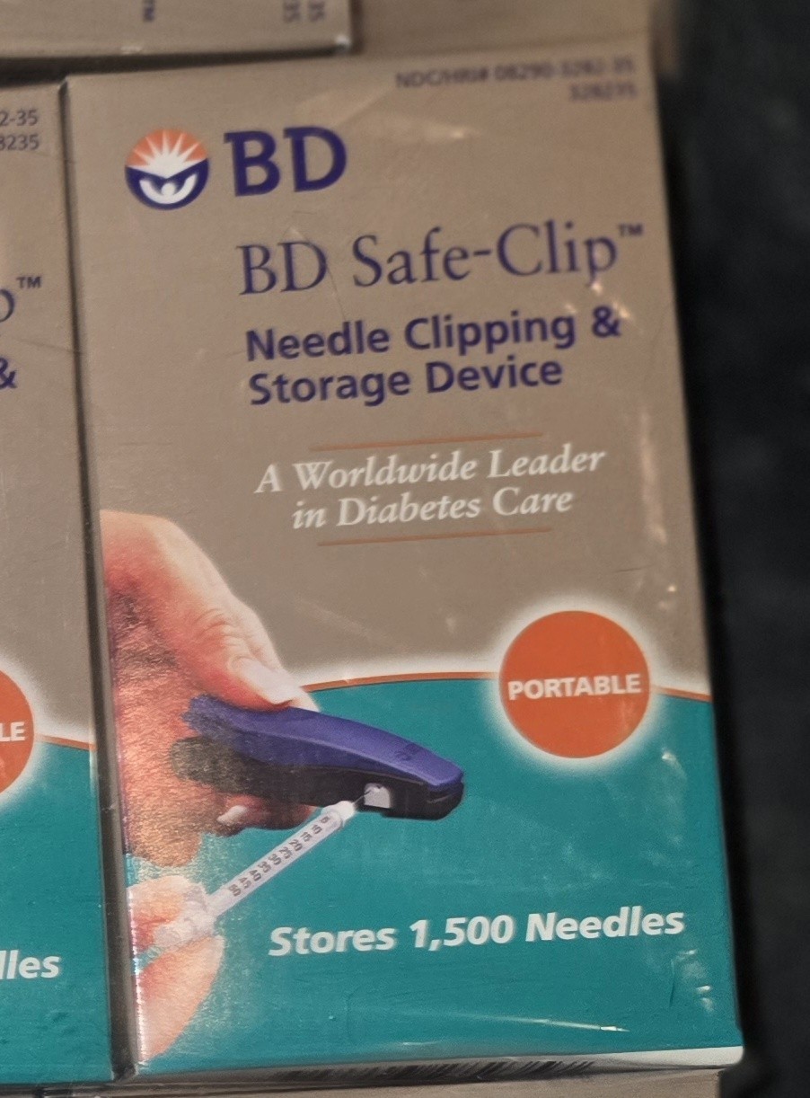 BD Safe-Clip Portable Needle Clipping Storage Device