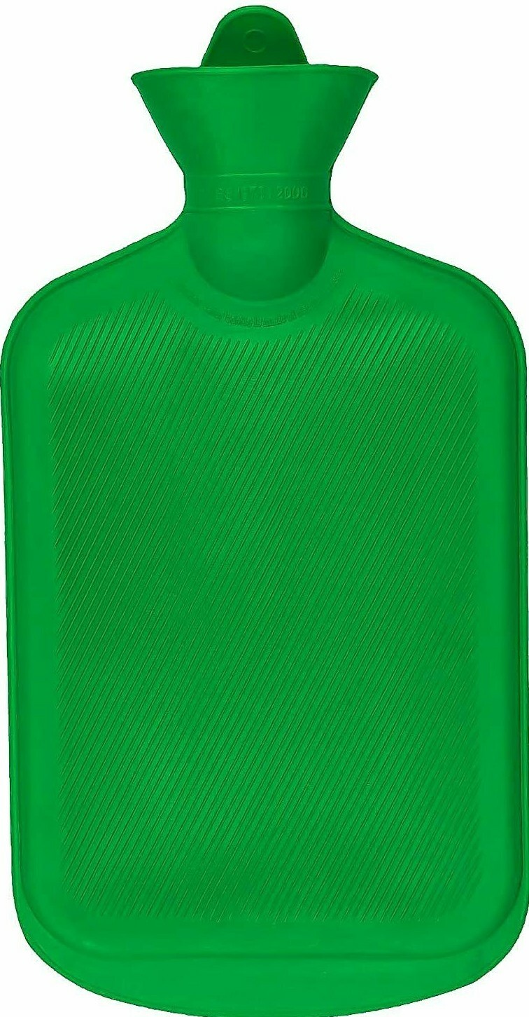 Rubber HOT Water Bottle Bag Warm Relaxing Heat Cold Therapy Leak proof 12″ X 6″