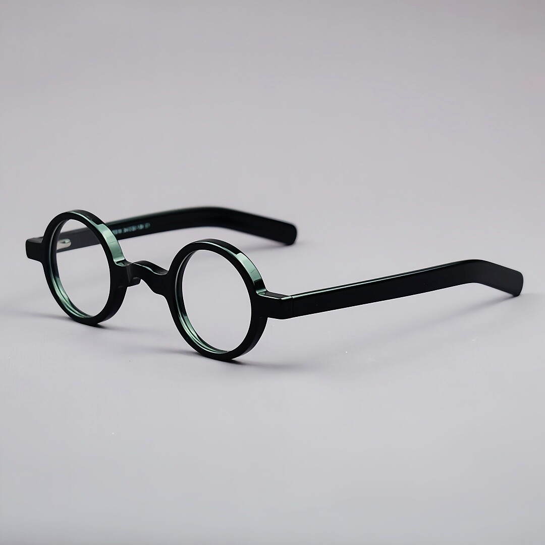 Small Round Acetate Reading Eyeglasses Retro Frames Men Women Hand Made Glasses