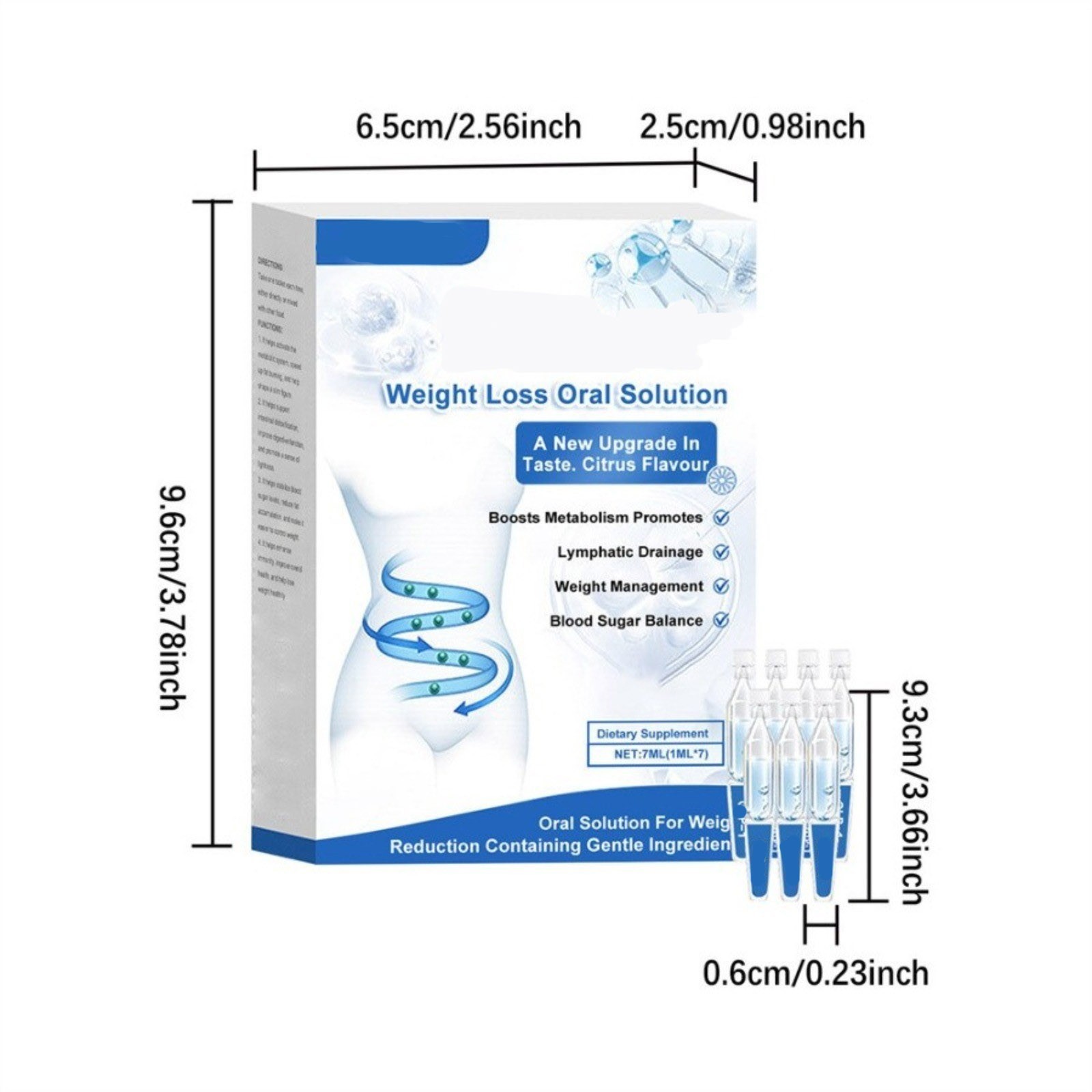 Premium eight Loss Symptom Solution – 6 Oral Recovery Slimming Drops US Premium