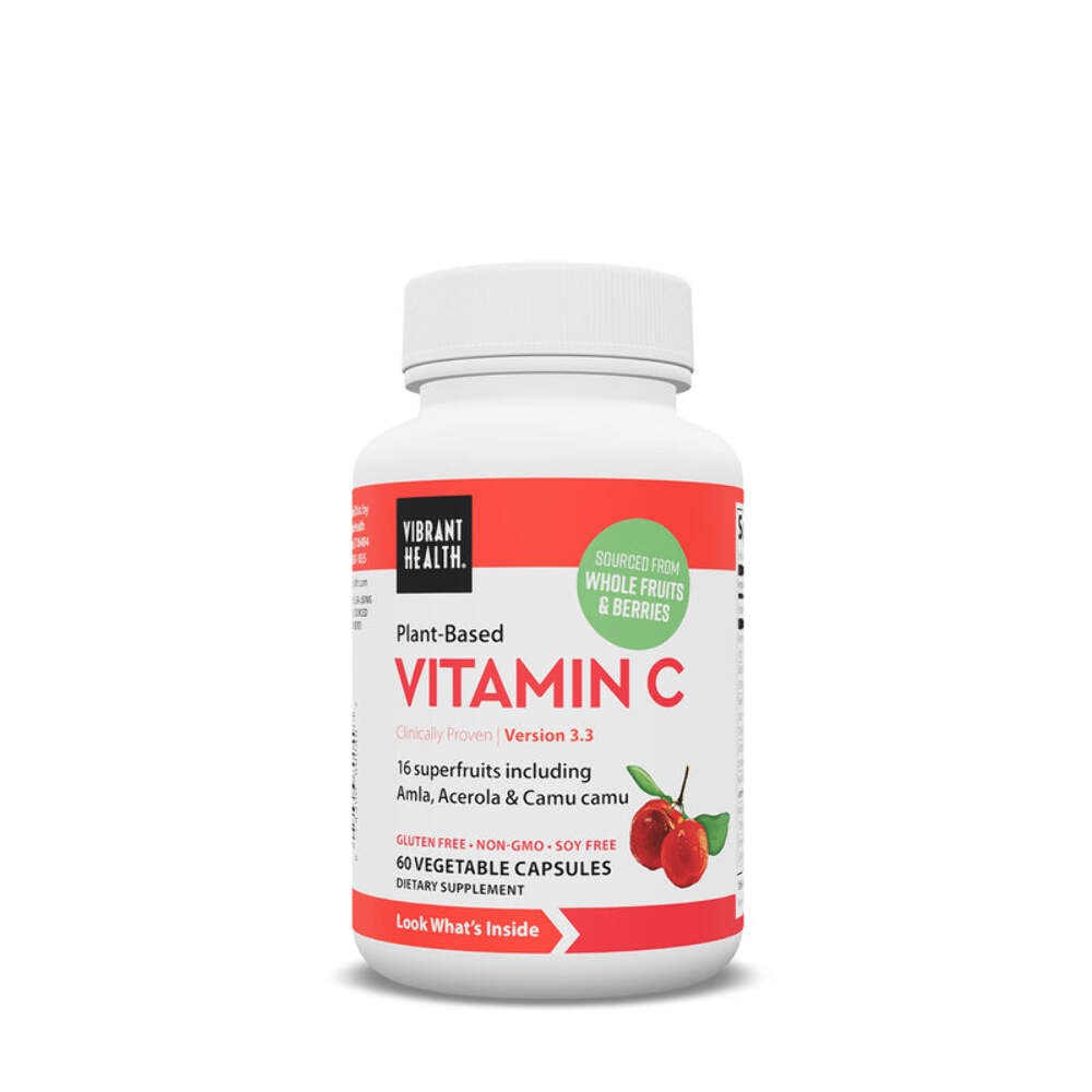 Vibrant Health – Super Natural C Amla, Acerola & Camu 60 vegetable Caps EXP 7/27