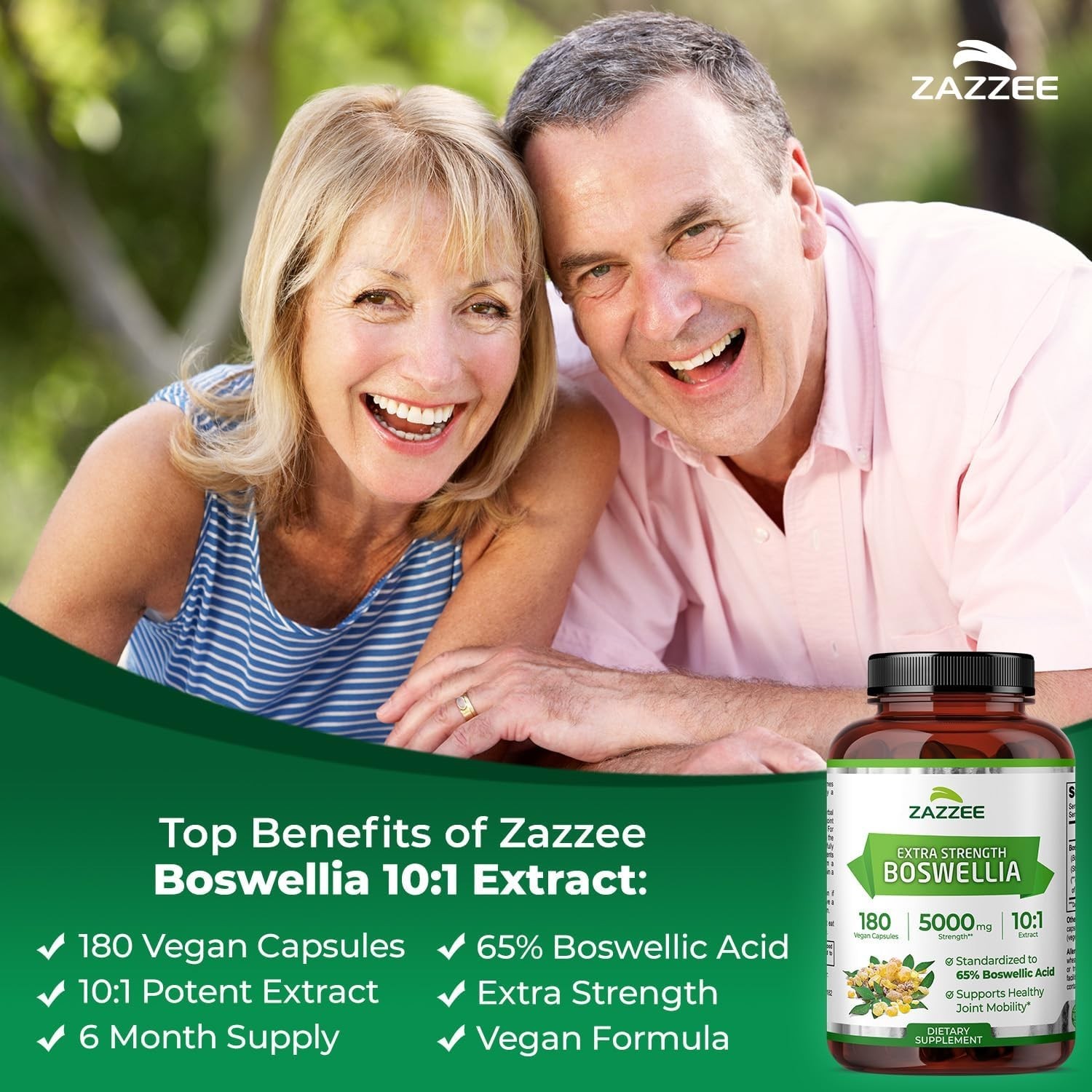Extra Strength Boswellia 10:1 Extract – 180 Capsules for Joint Comfort
