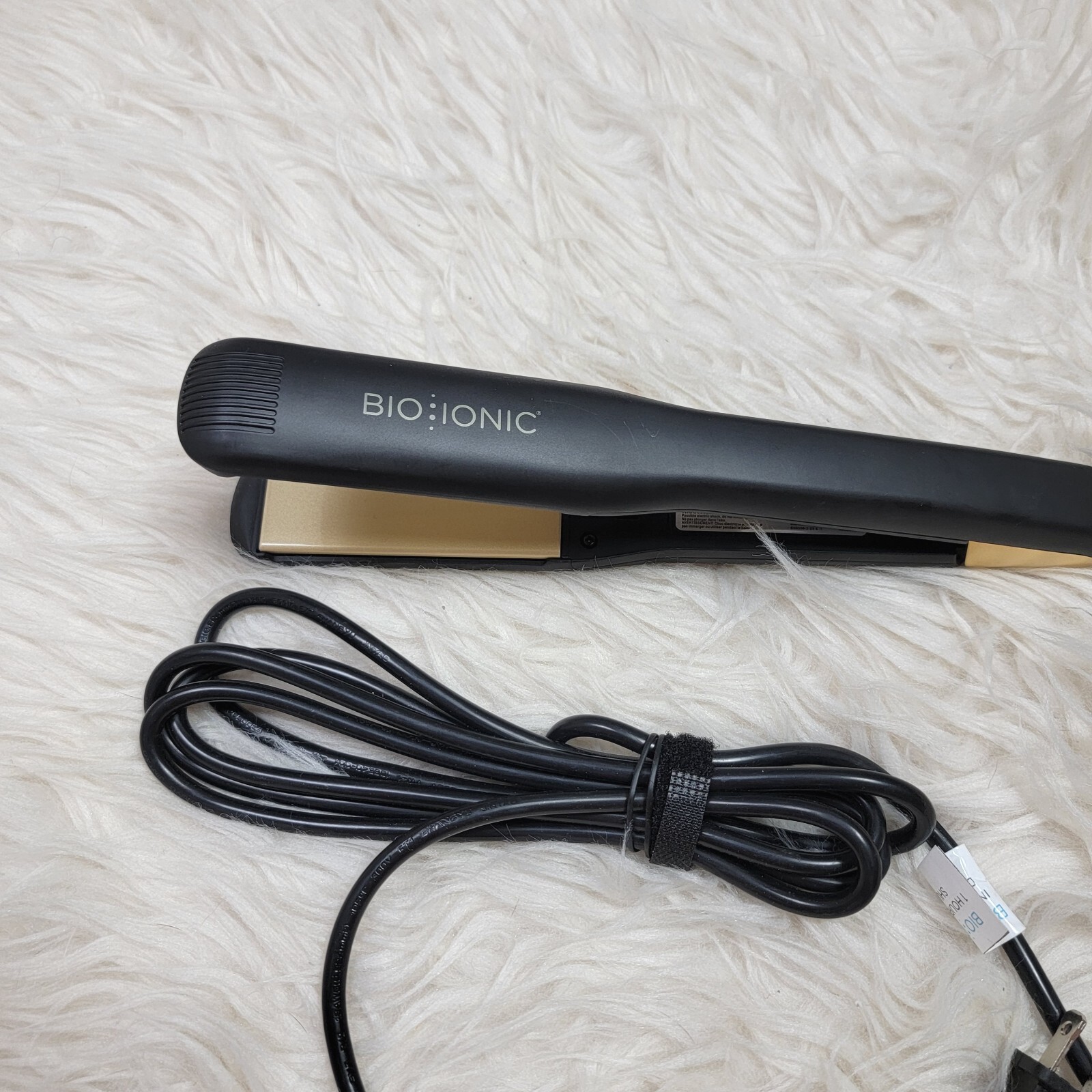 Bio Ionic Gold Pro 24K Ceramic Smoothing 1.25″ Flat Iron Up to 450° Nano Tec