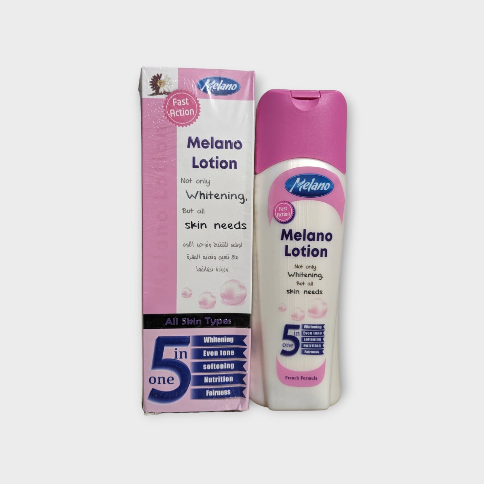 Melano lotion 5 in 1 all skin needs lotion. 300ml