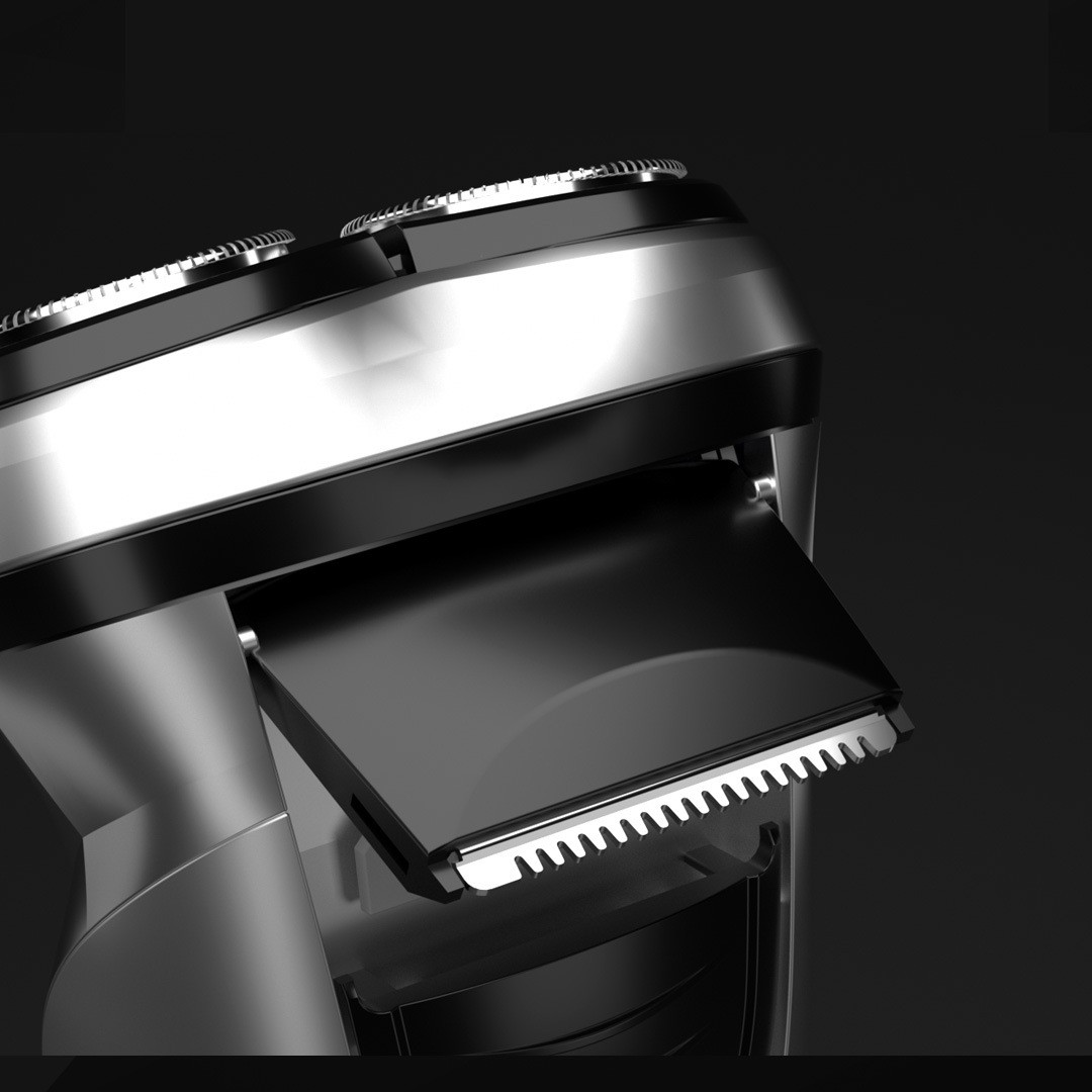 3D Men’s Electric Razor Cordless Shaver with Pop-up Trimmer