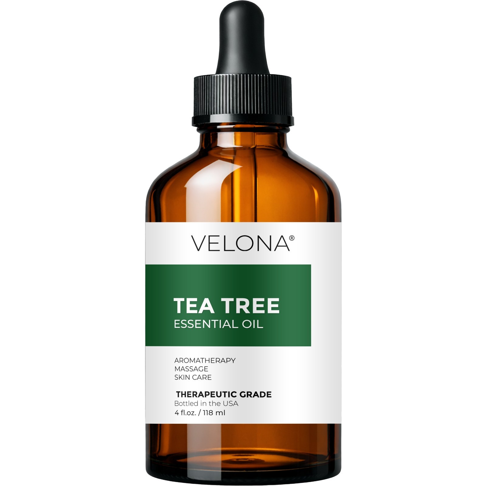 Tea Tree Essential Oil by Velona 0.5 – 32FlOz Therapeutic Grade for Aromatherapy
