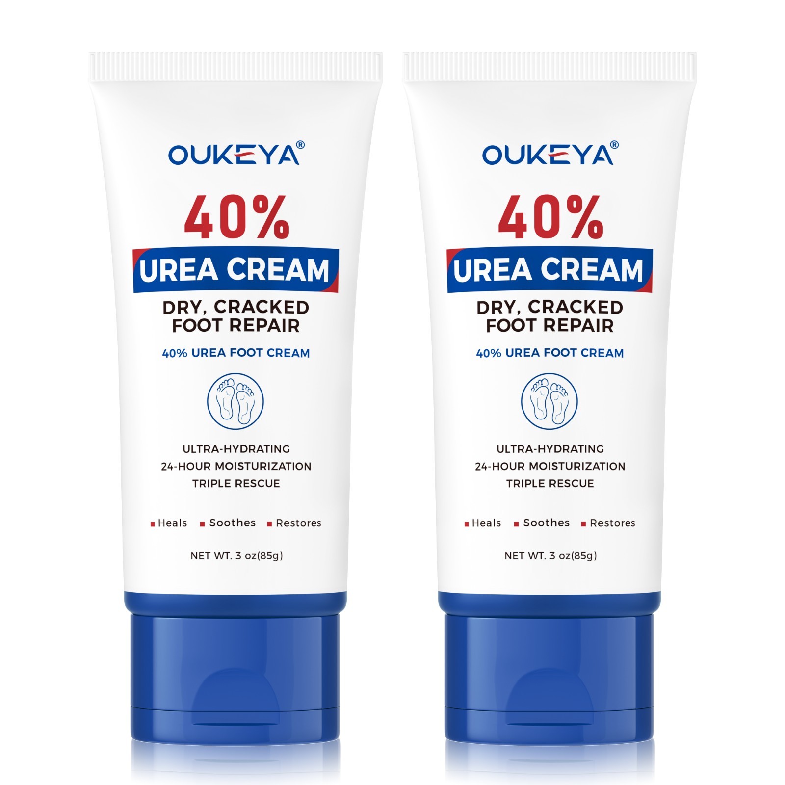 OUKEYA Urea Cream 40% For Cracked Hand & Foot Moisturizer Repair Cream 1Pcs/2Pcs
