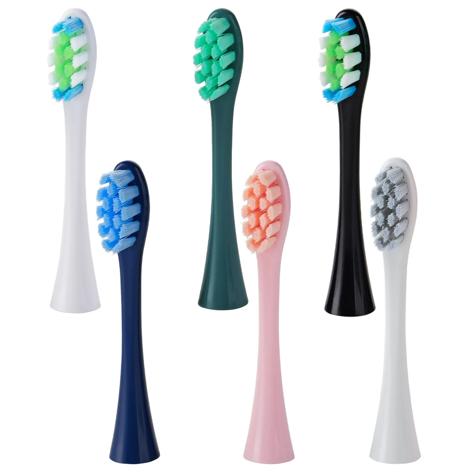 6Pcs Suitable for OCLEAN/OKLIN X Electric Toothbrush Head One/Se/Xpro/Z1/Air Uni