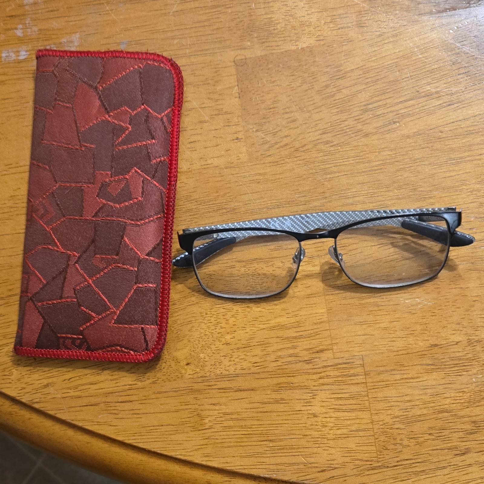 Ray-Ban Half Rim Solid Black Metal Eyeglasses Frames Unisex Adults