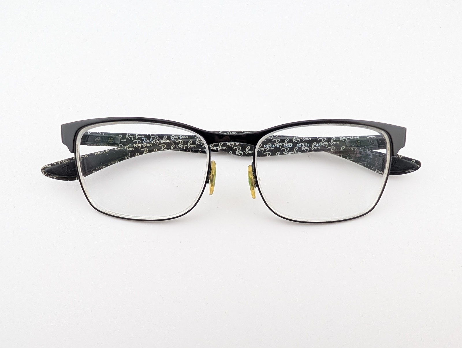 Ray Ban Eyeglasses, Frames Only, RB 8416 2503, 53-17-145, Black