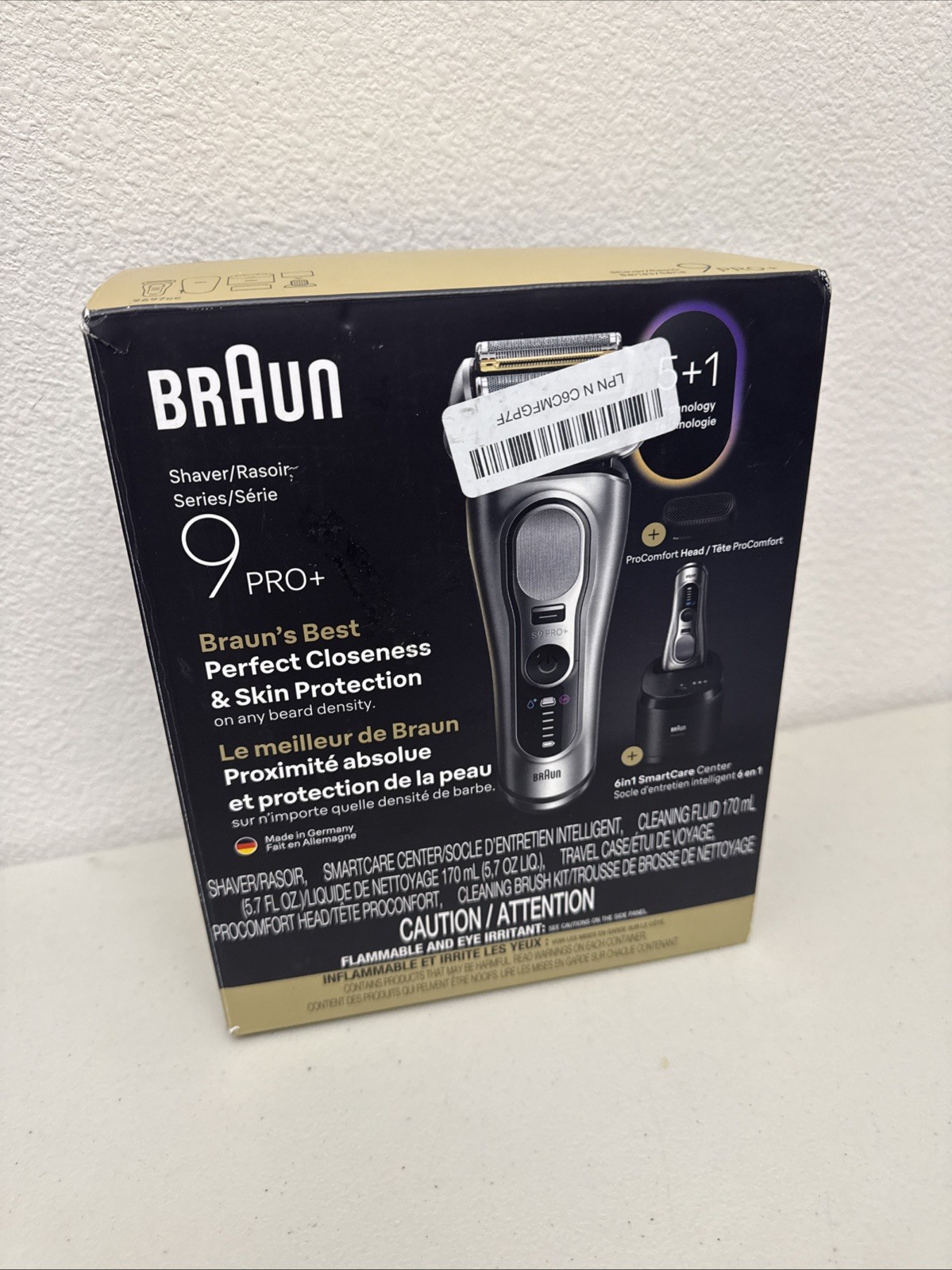 Braun Series 9 PRO+ 9677cc Electric Foil Shaver w/Precision Trimmer **READ**