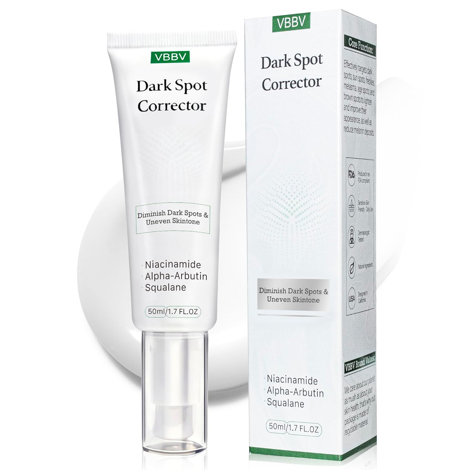 Dark Spot Remover for Face & Body, Lightweight Corrector Serum | Targets Stubbor