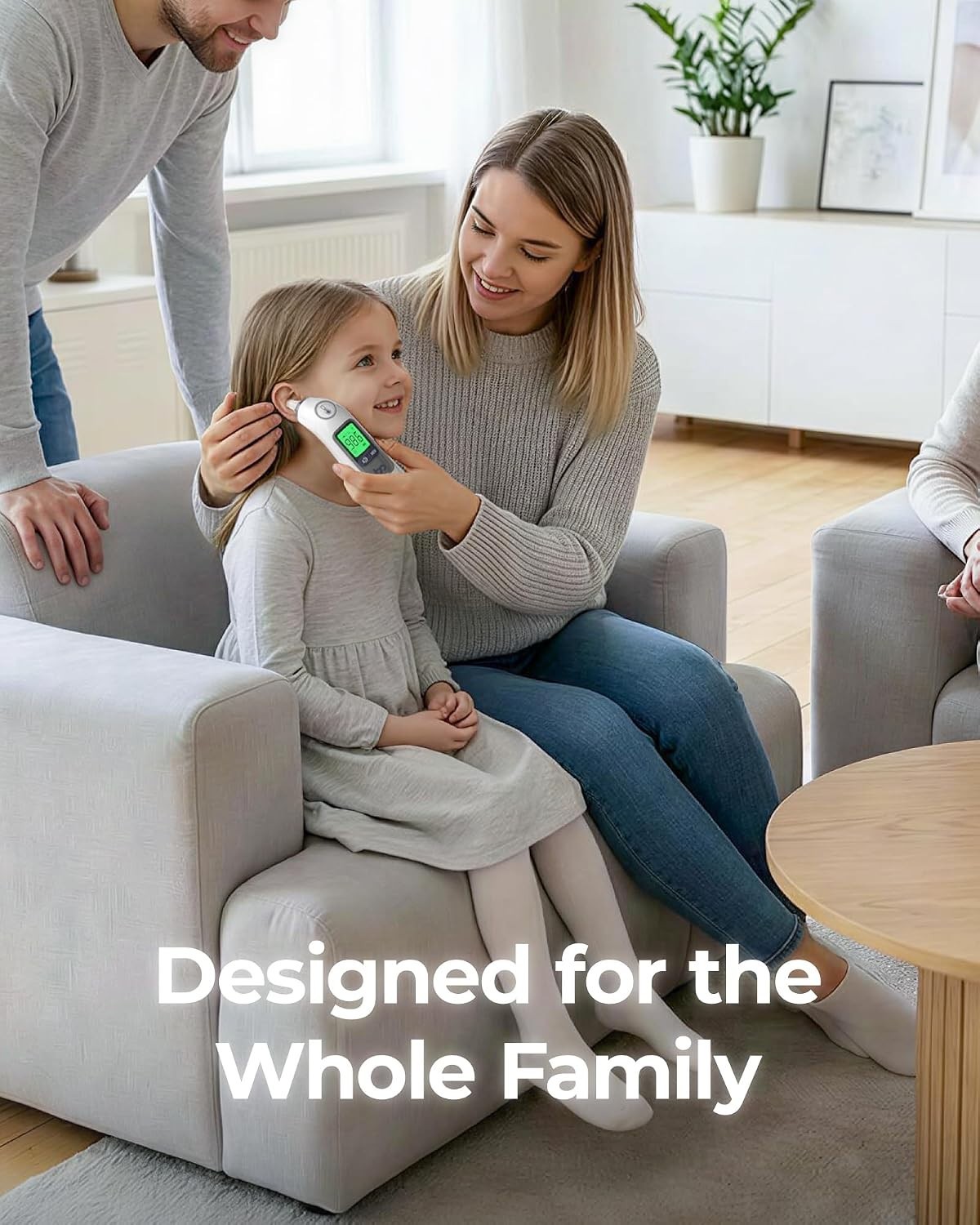 Ear Thermometer for Adults and Kids 1-Second Infrared Digital Thermometer 30
