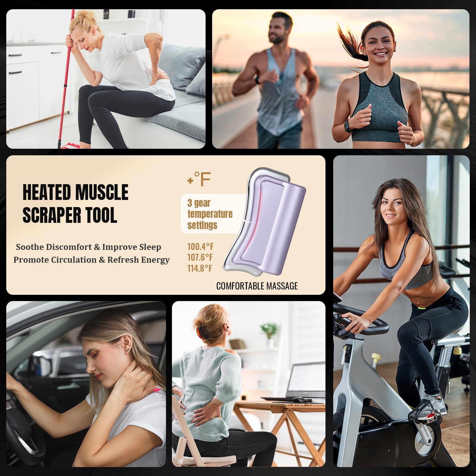 WINGROWHK 2026 New Upgrad Electric Muscle Scraper Tool for Full Body, Massage…