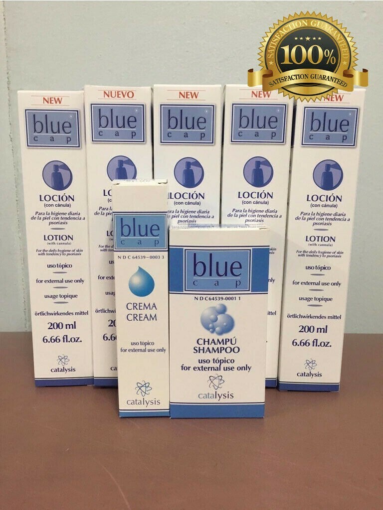 (5) Blue Cap Spray 200ml Bundle Psoriasis Eczema Seborrhea Skincap Exp2028