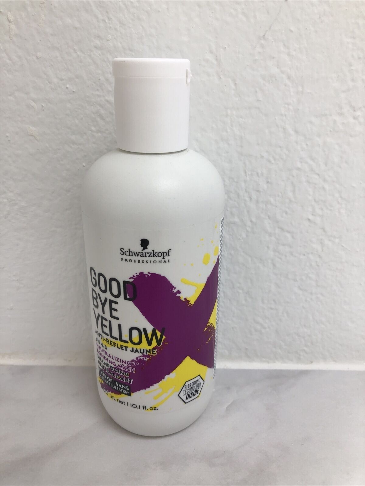 Schwarzkopf GoodBye Yellow Anti-Yellow Shampoo, 10.1 oz