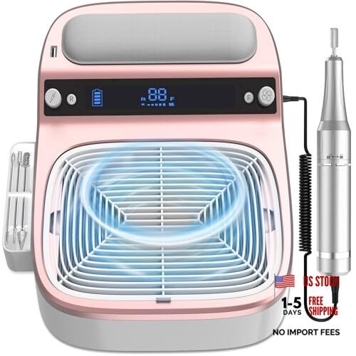 2-in-1 Nail Dust Collector & Electric 2-in-1 Nail Dust Collector & Nail Drill