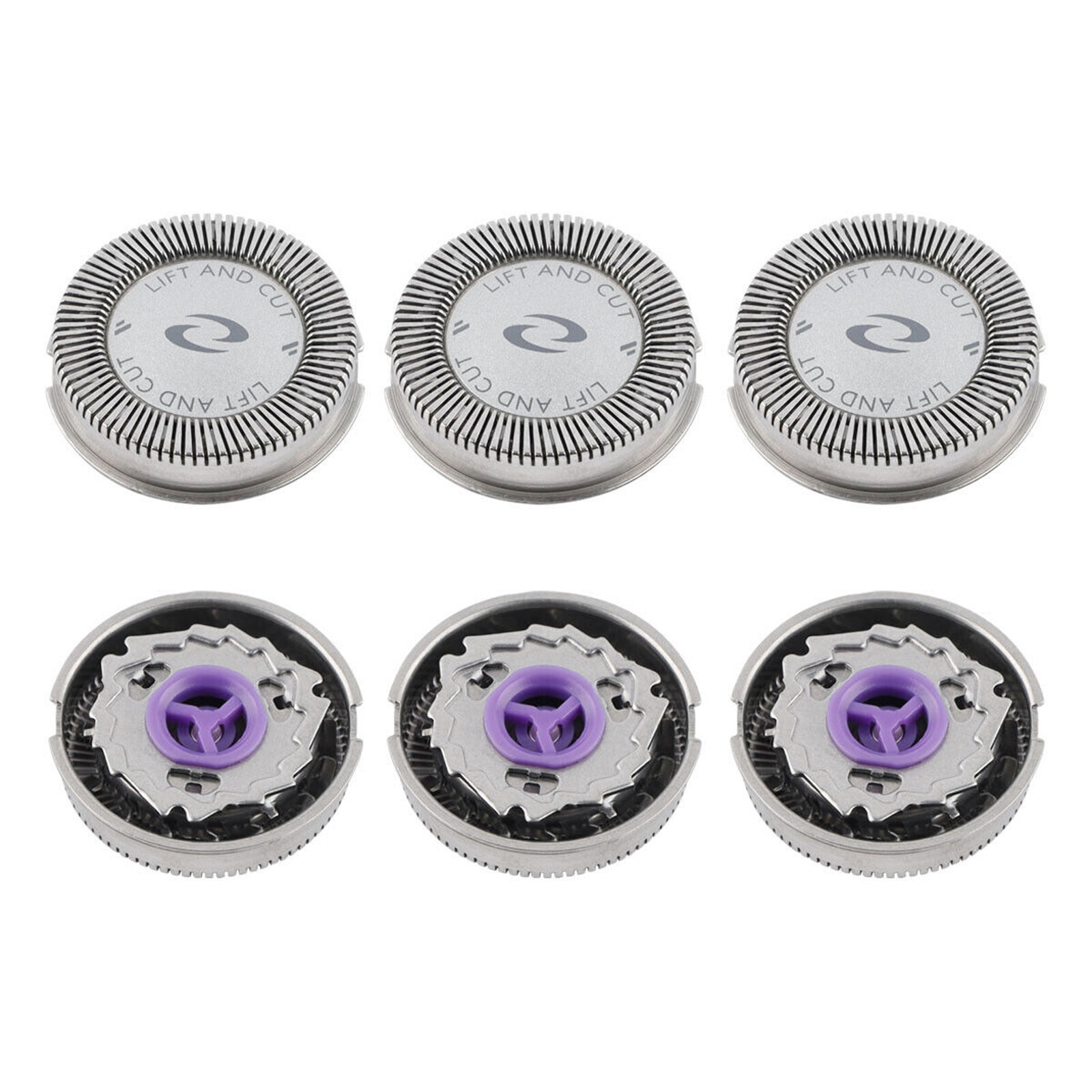 6-Pack Norelco Heads for Philips Replacement Shaver Razor Head HQ56 HQ55 HQ4 HQ3