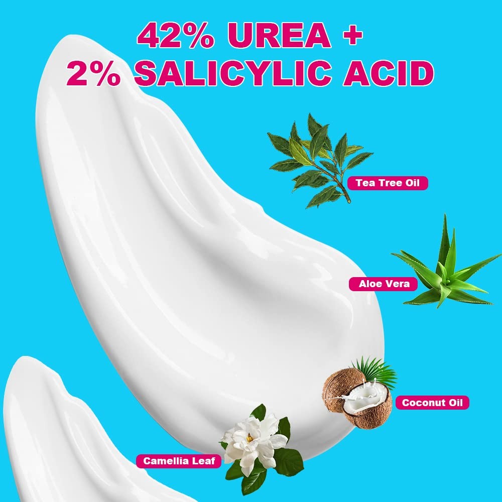 Urea Cream 42% Plus Salicylic Acid 4 Oz, Callus Remover Hand Cream Foot Cre…