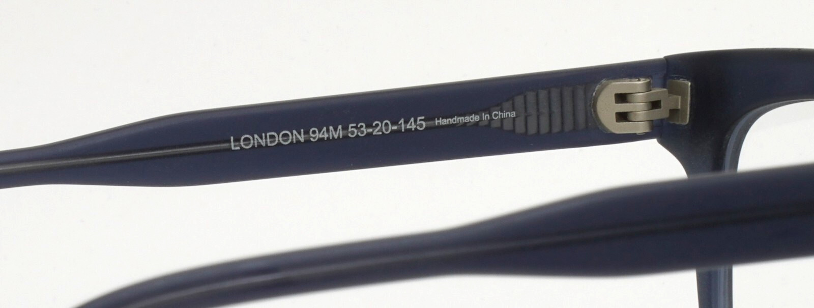 DENON EYEWEAR London 94M Navy Mens Rectangle Full Rim Eyeglasses 53-20-145 B:41
