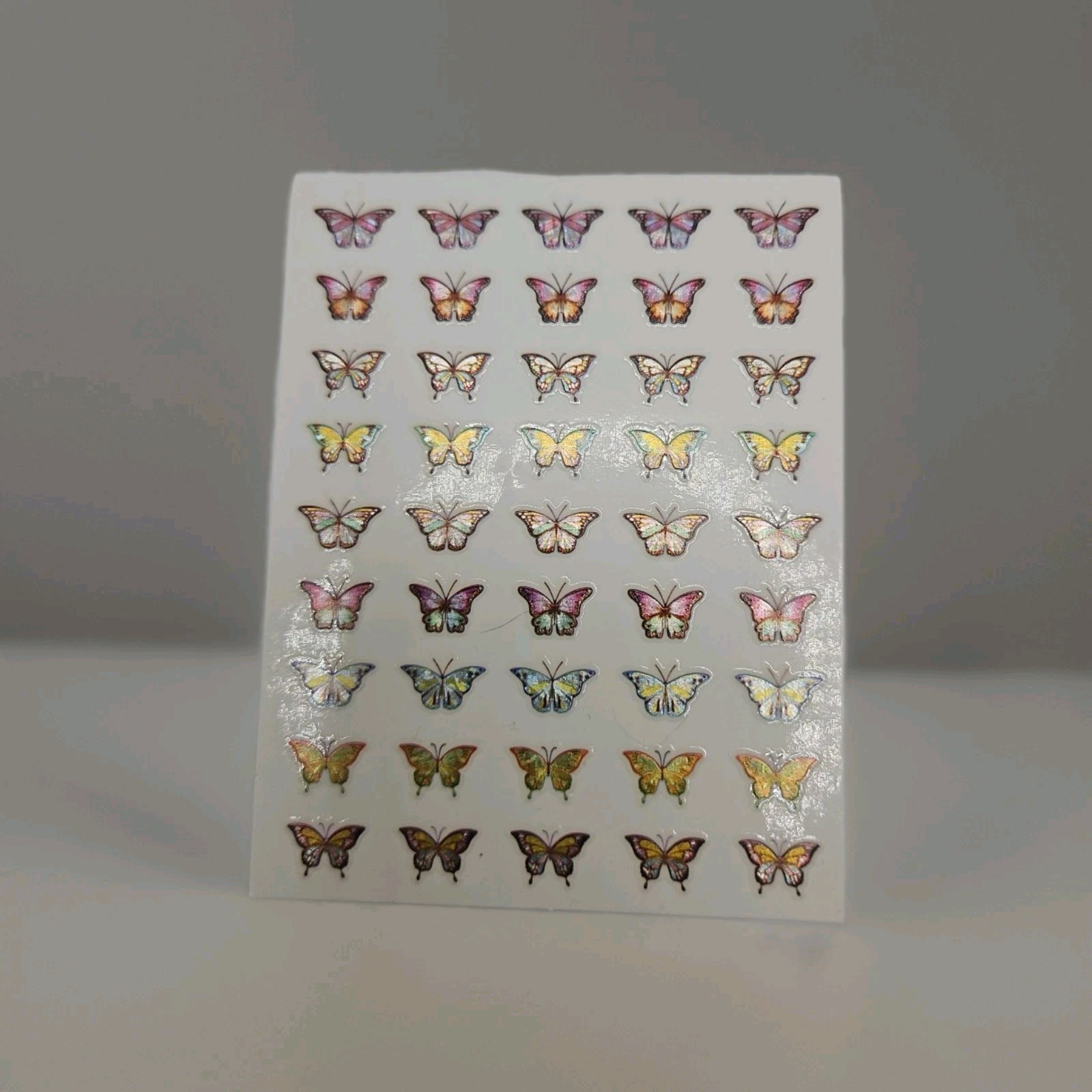 3D Butterfly Nail Stickers Designs Decor Waterproof Decal For Art & More 9 Sheet