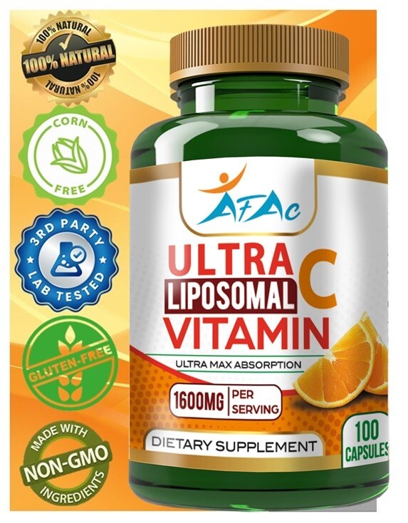 Vitamin C High Absorption Supplements Immune Support fast shipping 2 bottles