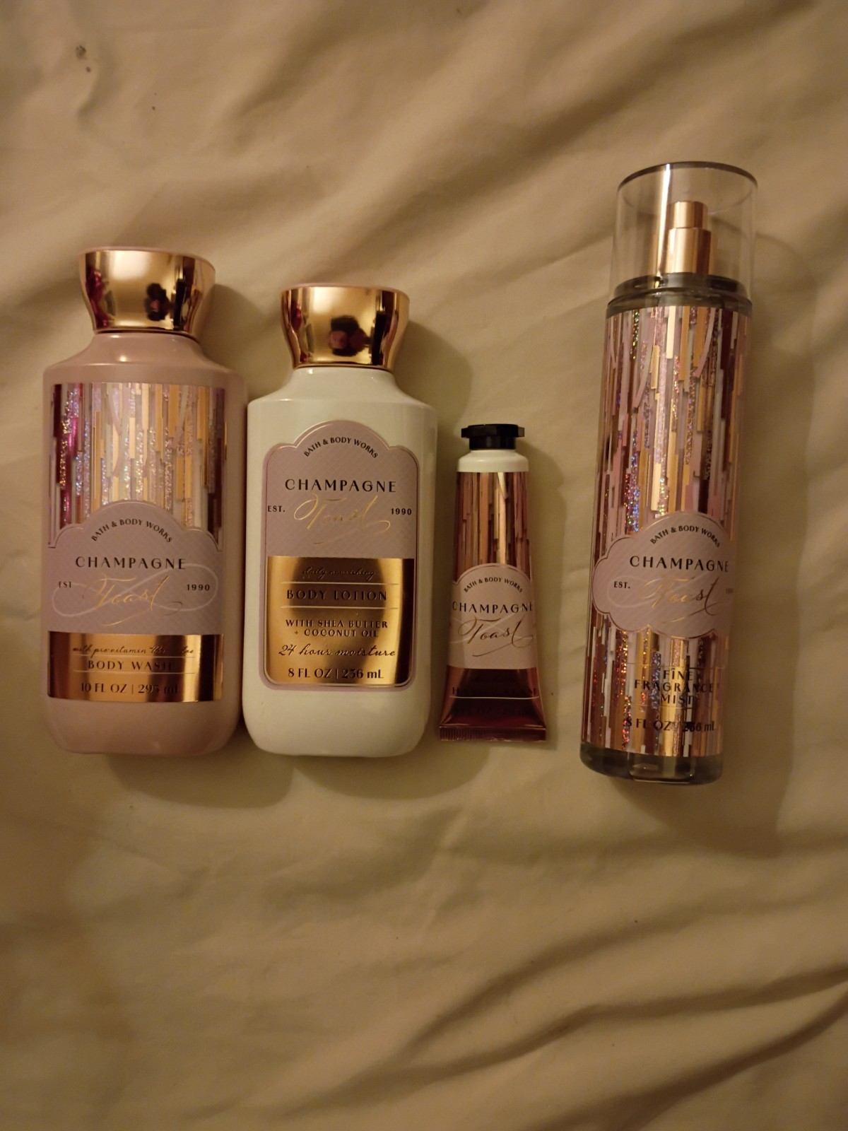 bath body works champagne toast Set