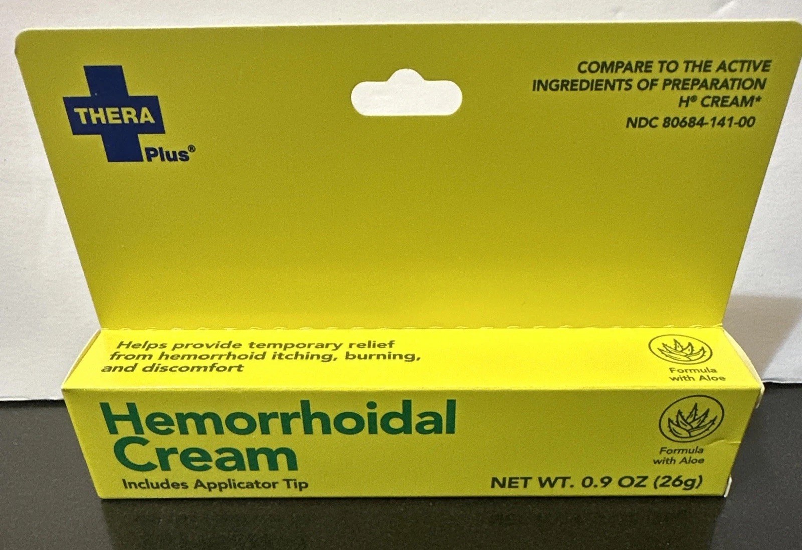 Anesthetic Hemorrhoidal Cream W Aloe Hemorrhoid Pain Relief, 0.9 oz/Tube