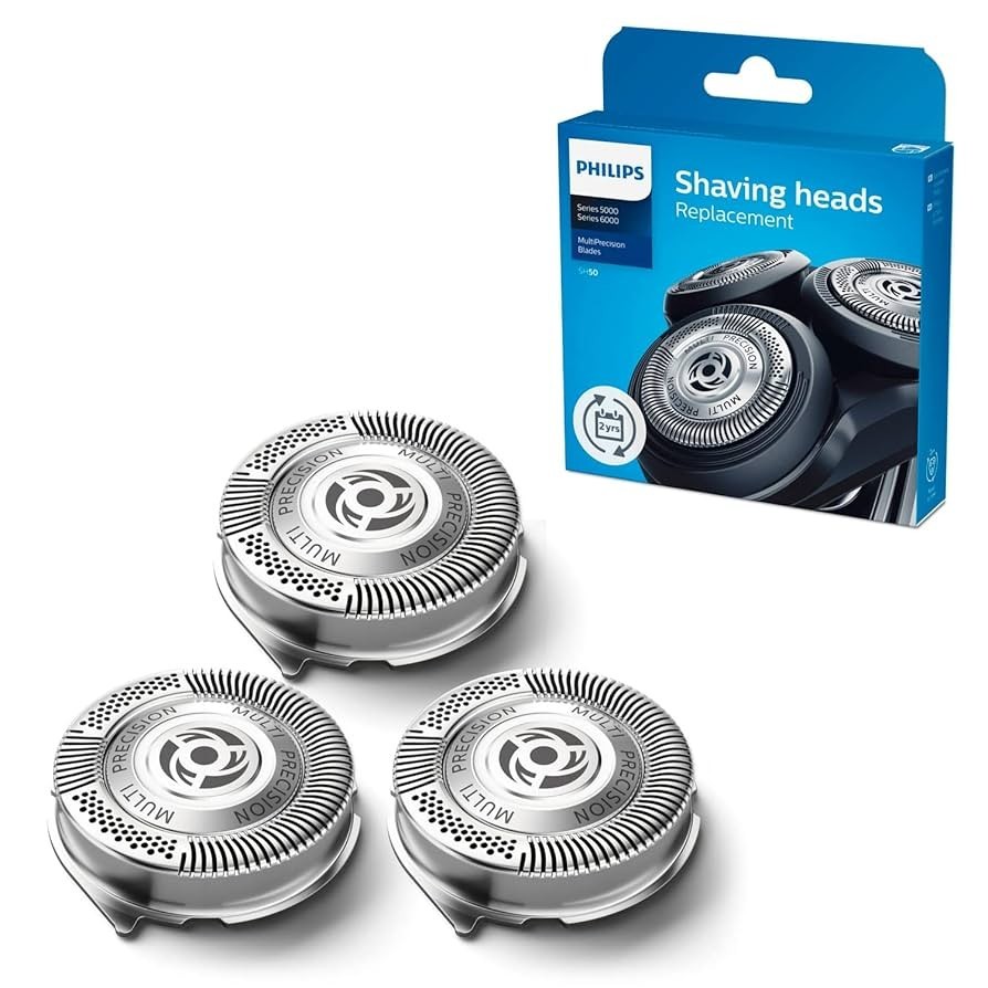 Philips Norelco SH50/52 Shaving Heads for Series 5000 6000 Replace HQ9 RQ11 HQ56